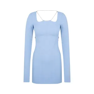 1017 ALYX 9SM Chain-Detailed Long Sleeve Mini Dress