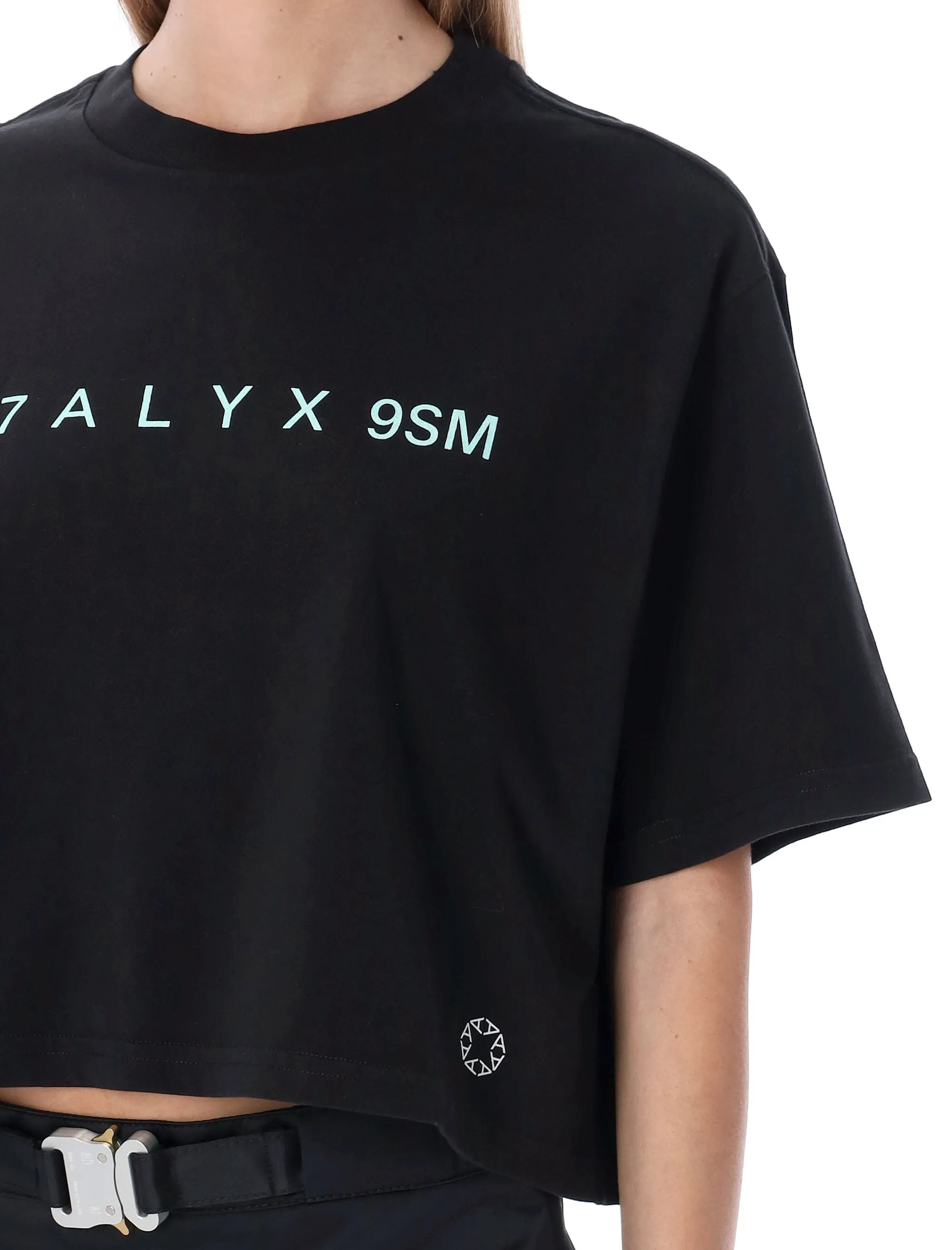 1017 ALYX 9SM Logo Printed Cropped T-Shirt