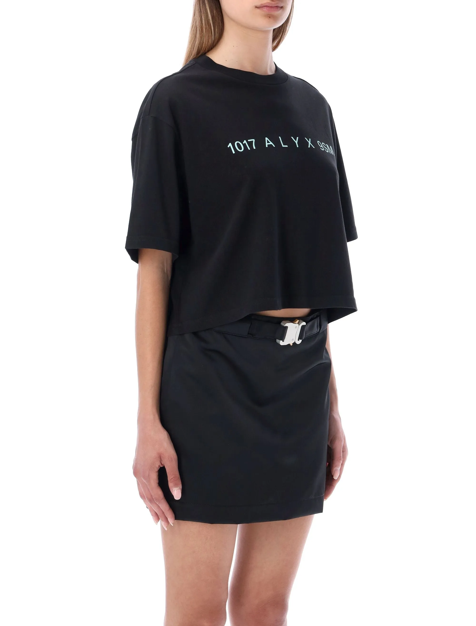 1017 ALYX 9SM Logo Printed Cropped T-Shirt