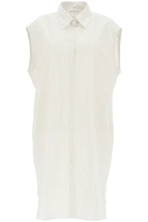 Acne Studios Sleeveless Pinstripe Dress