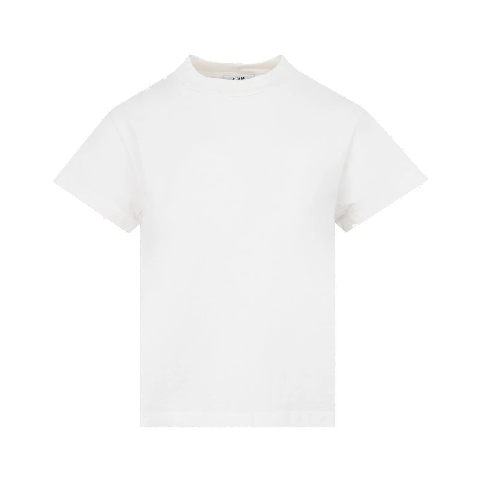 AGOLDE Anika Cap Sleeve Mockneck T-Shirt