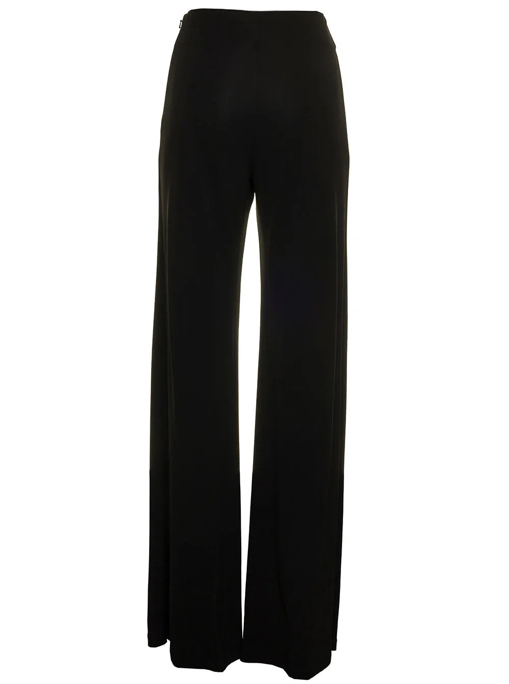 Alberta Ferretti Hidden Zip Flare Pants