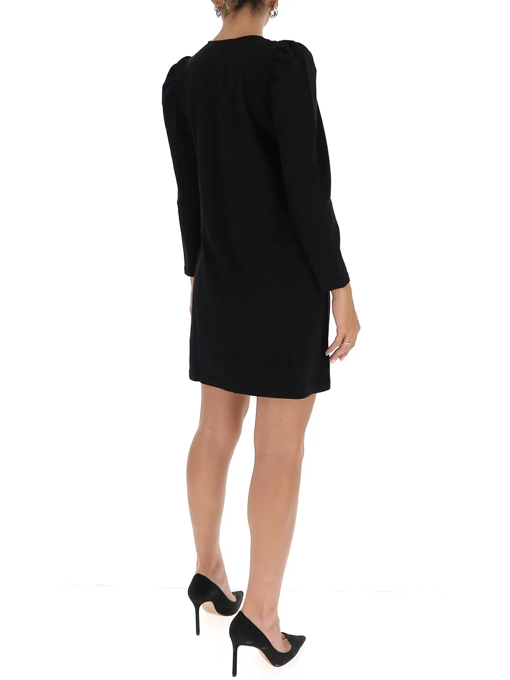 Alberta Ferretti Lace Front Mini Dress