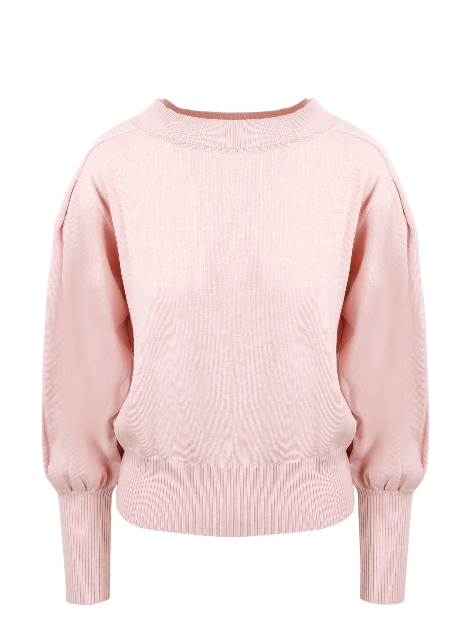 Alberta Ferretti Ribbed Hem Knitted Top