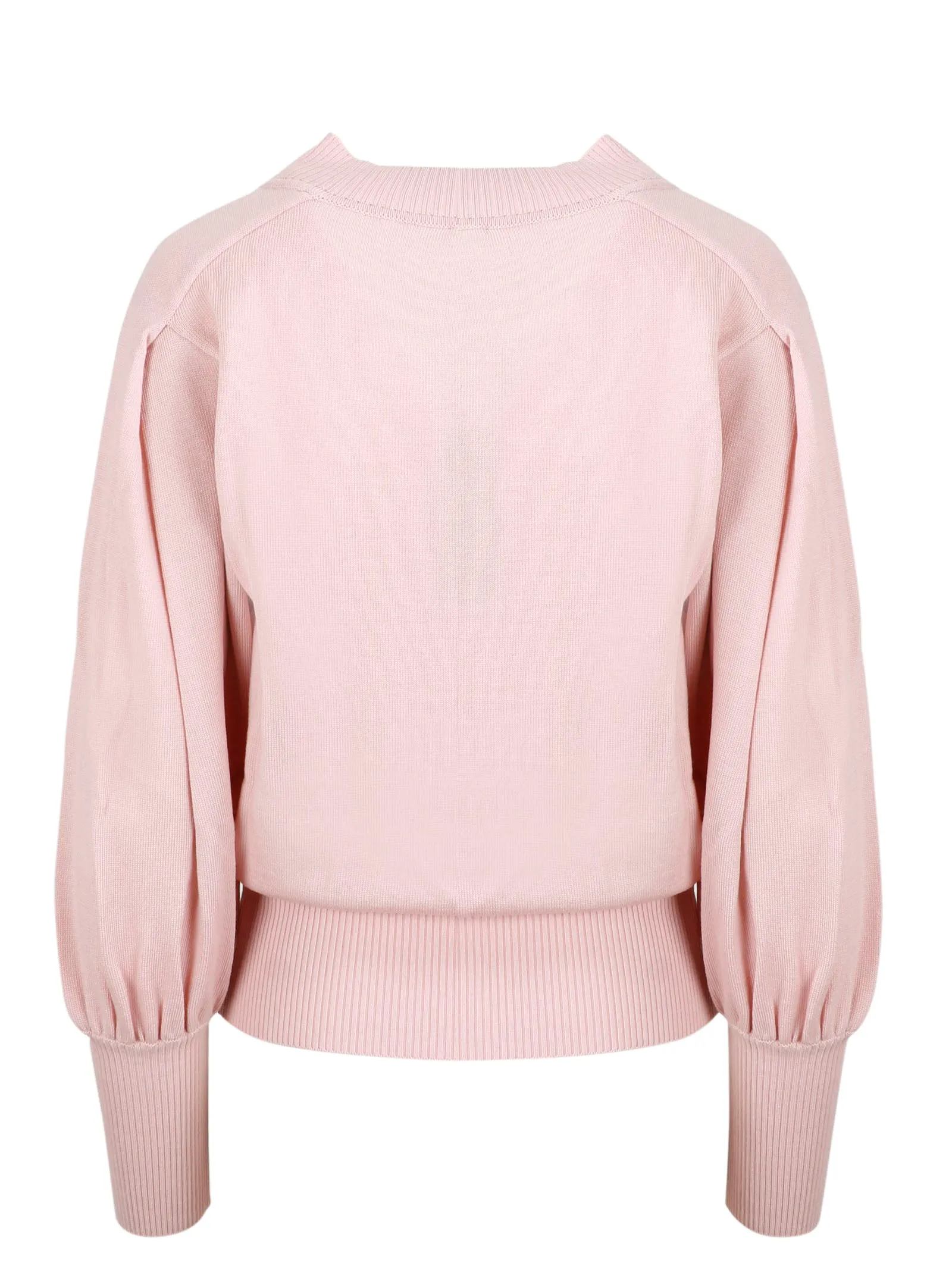 Alberta Ferretti Ribbed Hem Knitted Top