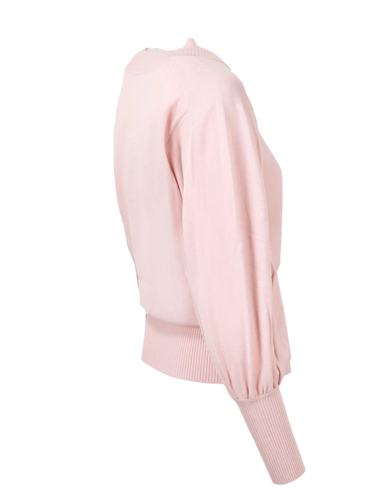 Alberta Ferretti Ribbed Hem Knitted Top