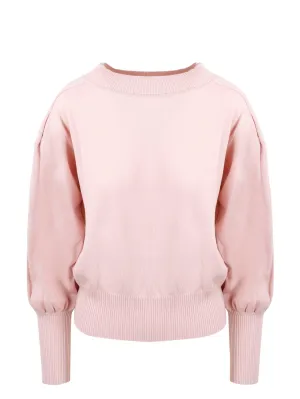 Alberta Ferretti Ribbed Hem Knitted Top