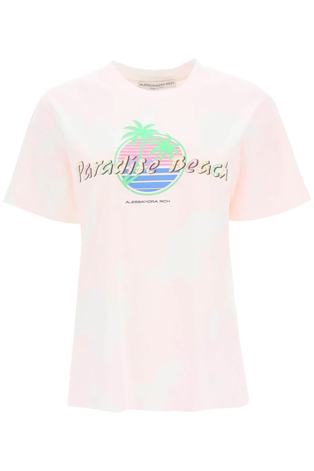Alessandra Rich Graphic Print Crewneck T-Shirt