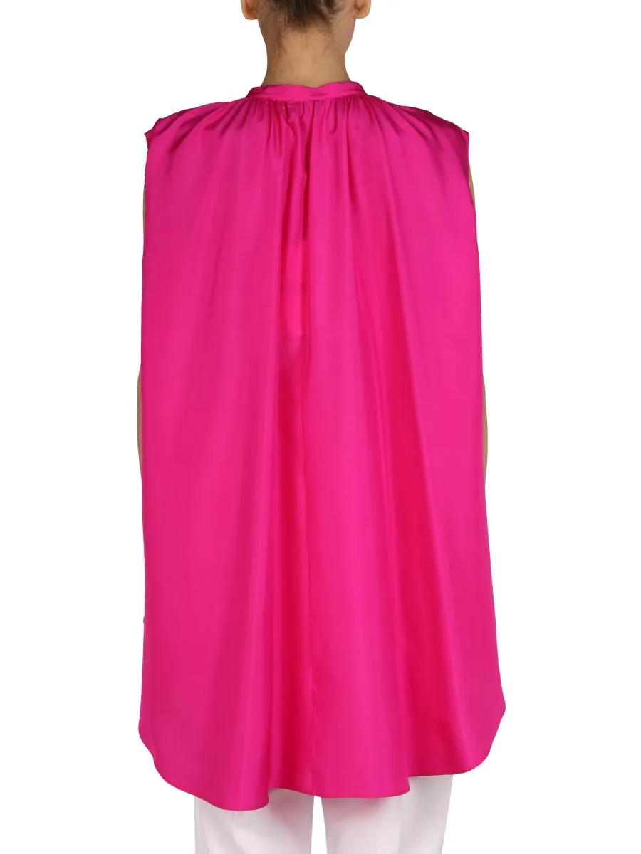 Alexander McQueen Button Detailed Sleeveless Top