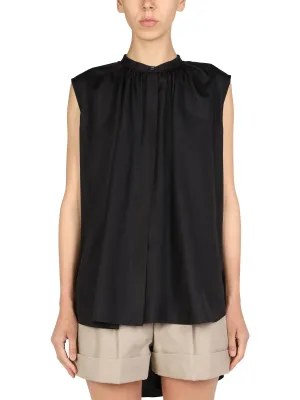 Alexander McQueen Button Detailed Sleeveless Top
