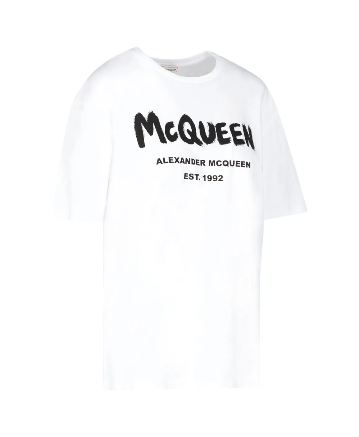 Alexander McQueen Logo Printed Crewneck T-Shirt
