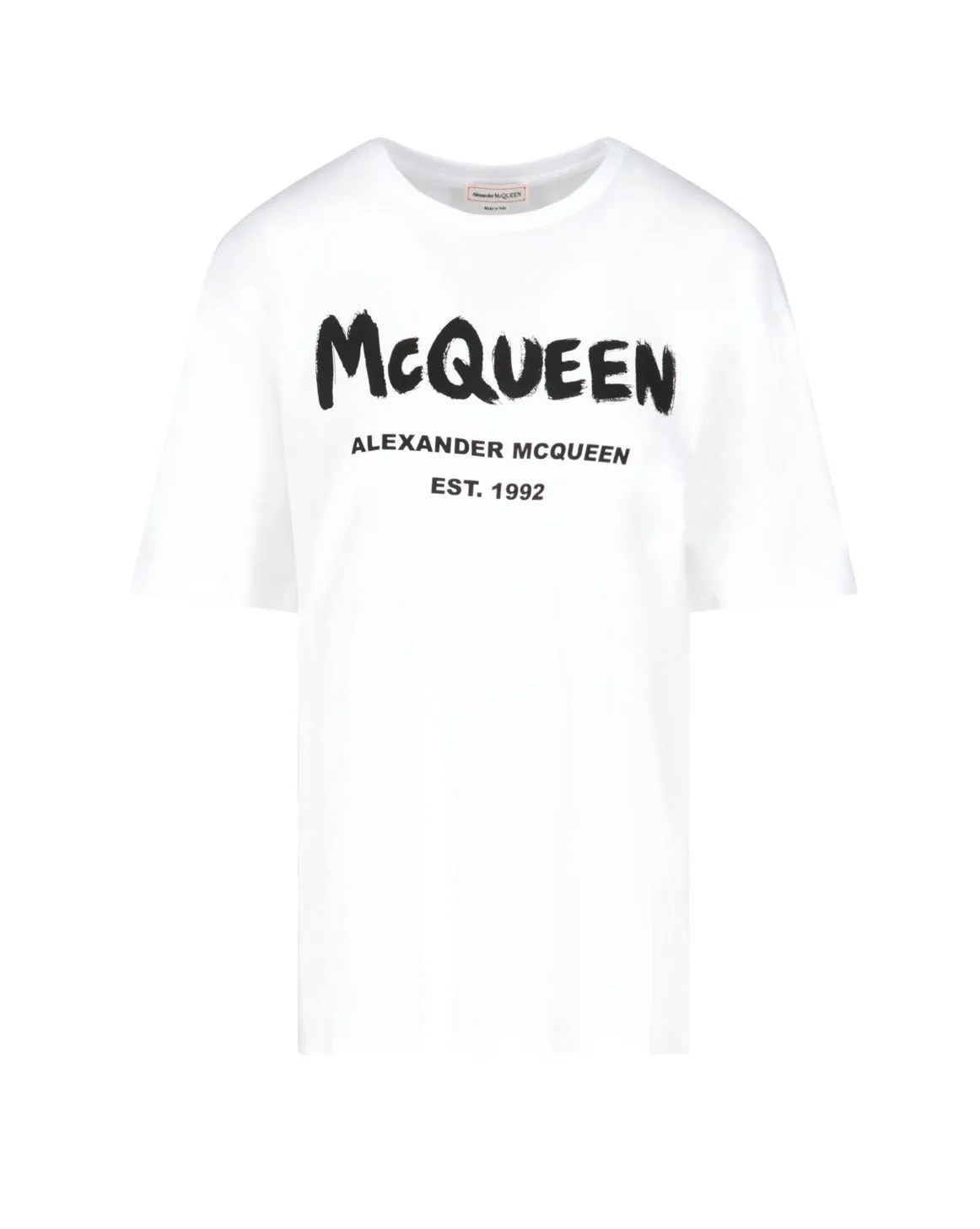 Alexander McQueen Logo Printed Crewneck T-Shirt
