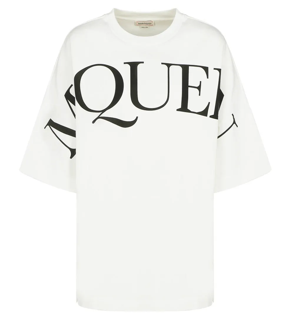 Alexander McQueen Logo Printed Crewneck T-Shirt