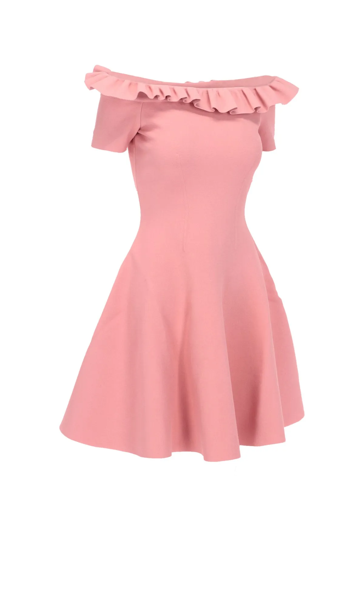 Alexander McQueen Off-Shoulder Mini Dress