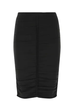 Alexander Wang High-Rise Ruched Midi Skirt