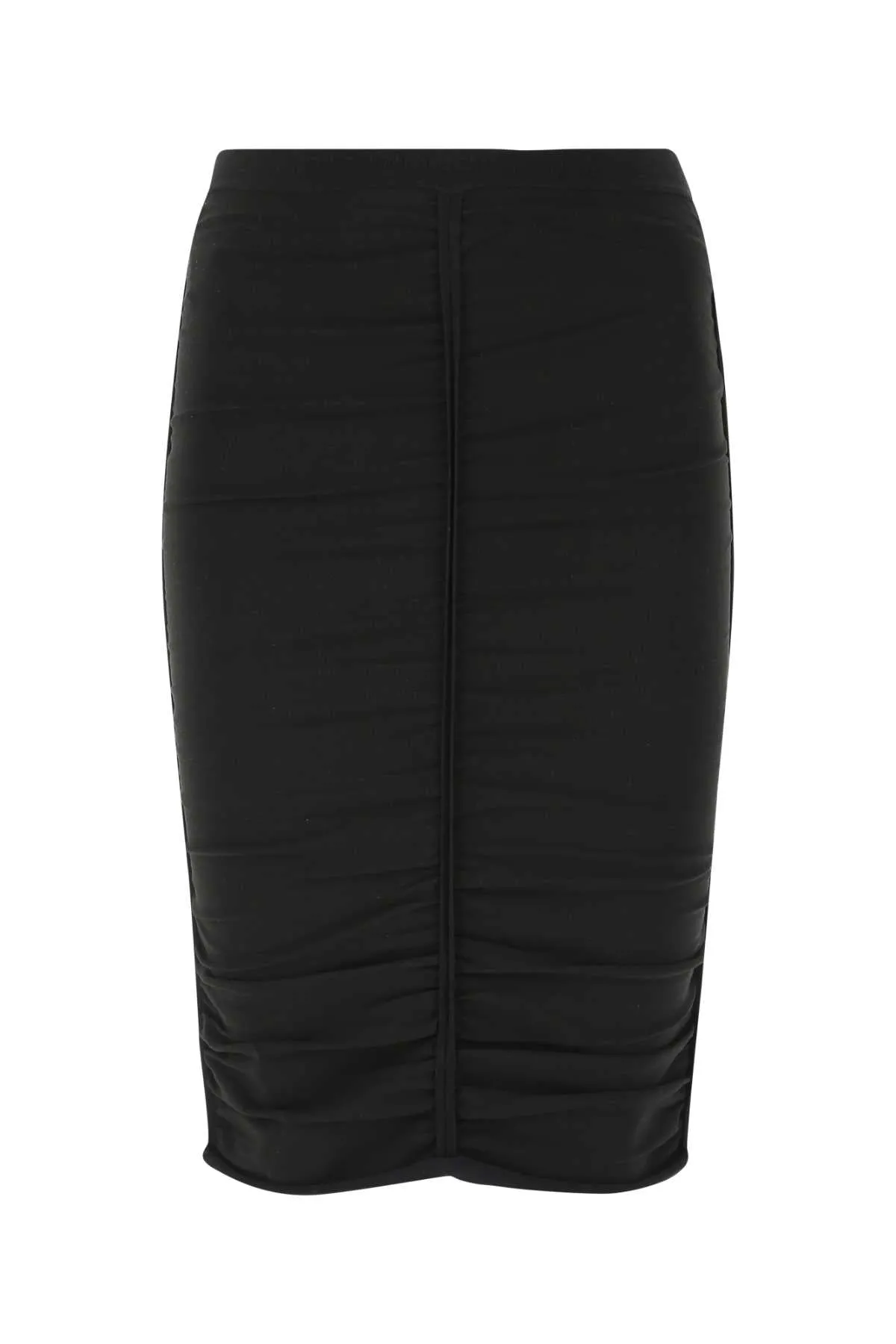 Alexander Wang High-Rise Ruched Midi Skirt