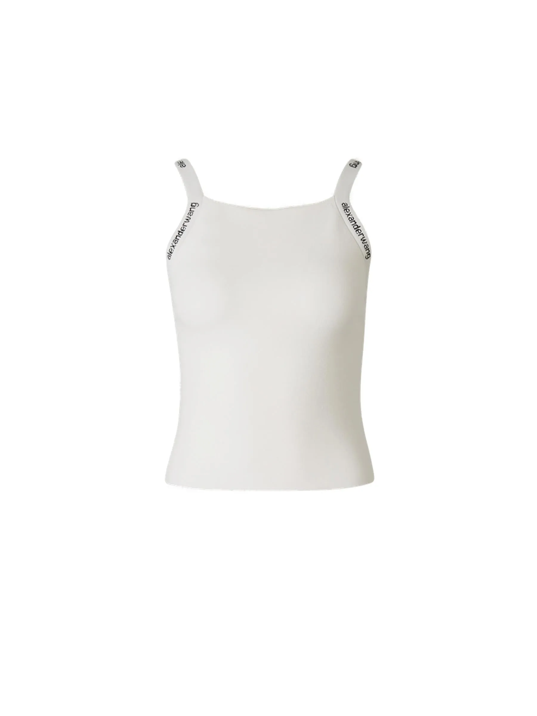 Alexander Wang Jacquard Logo Knitted Tank Top