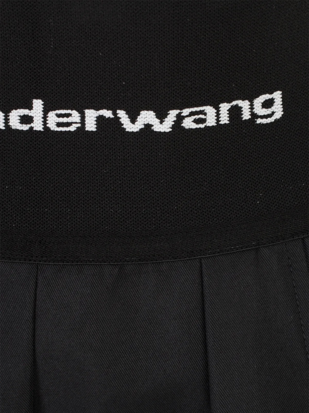 Alexander Wang Logo Waistband Wide-Leg Pants
