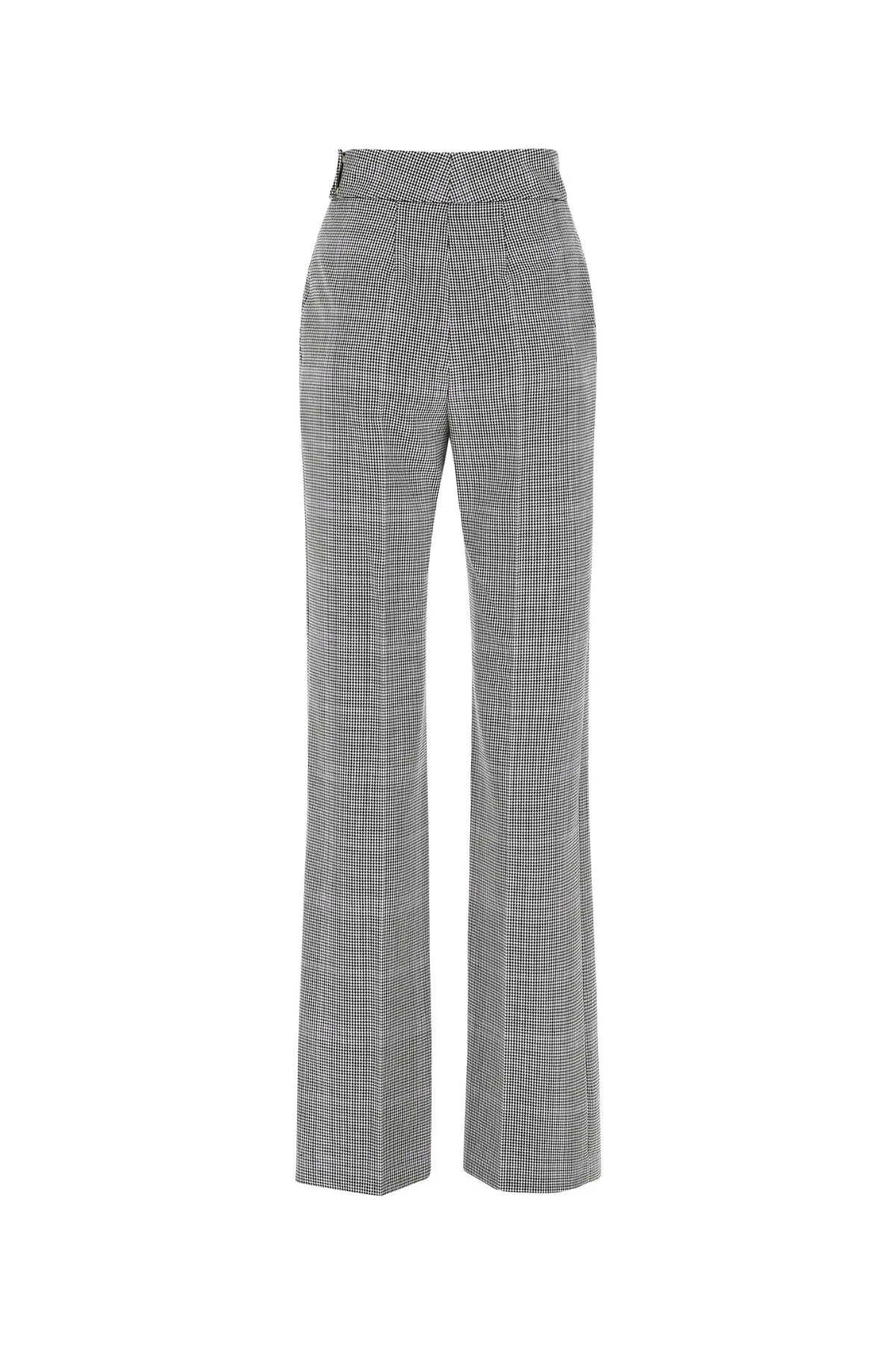 Alexandre Vauthier Checkered Palazzo Pants