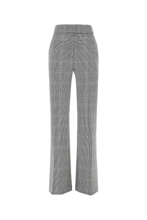 Alexandre Vauthier Checkered Palazzo Pants