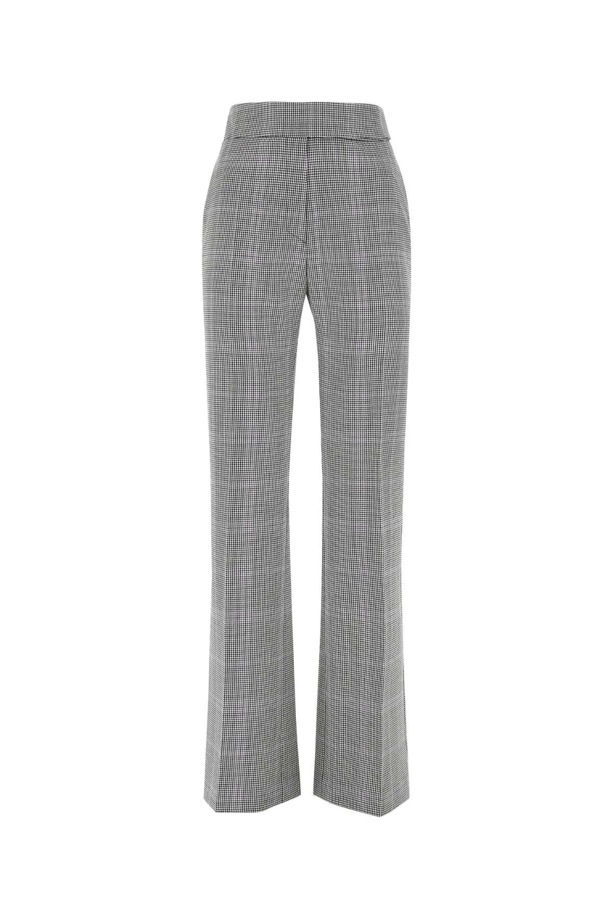Alexandre Vauthier Checkered Palazzo Pants