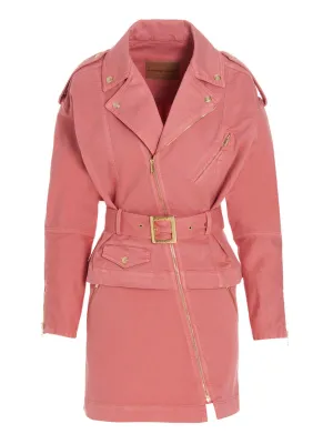 Alexandre Vauthier Long Sleeve Biker Dress