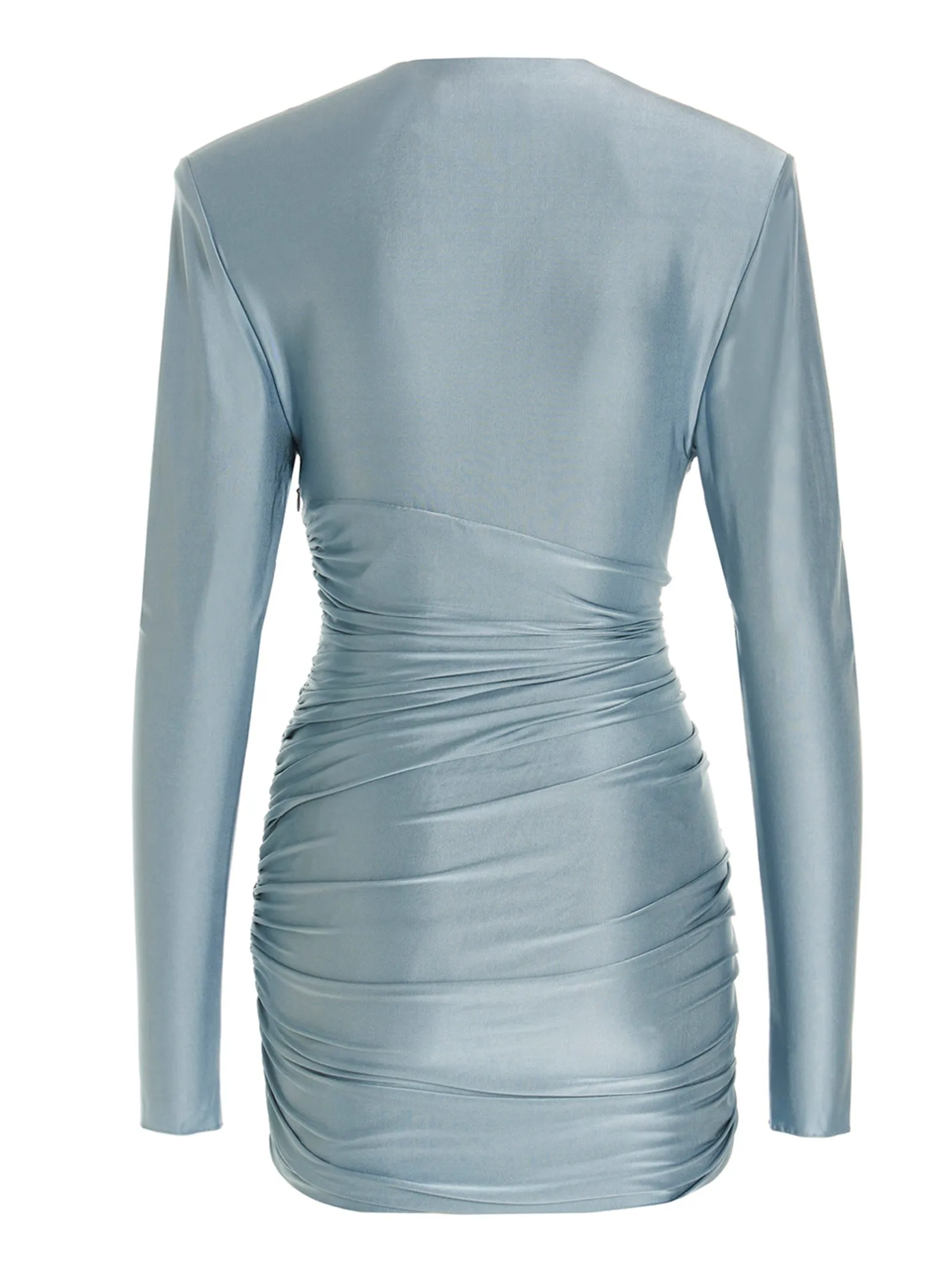 Alexandre Vauthier V-Neck Fitted Waist Dress