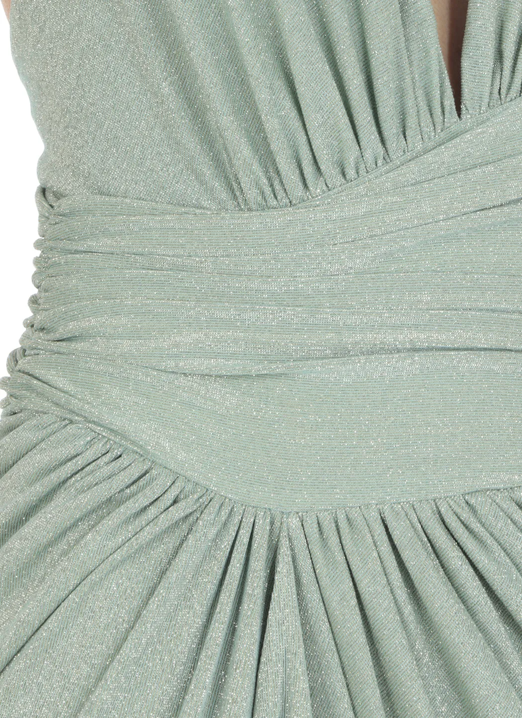 Alexandre Vauthier V-Neck Fitted Waist Dress