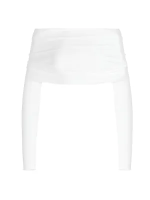 Ambush Off-Shoulder Long-Sleeved Top