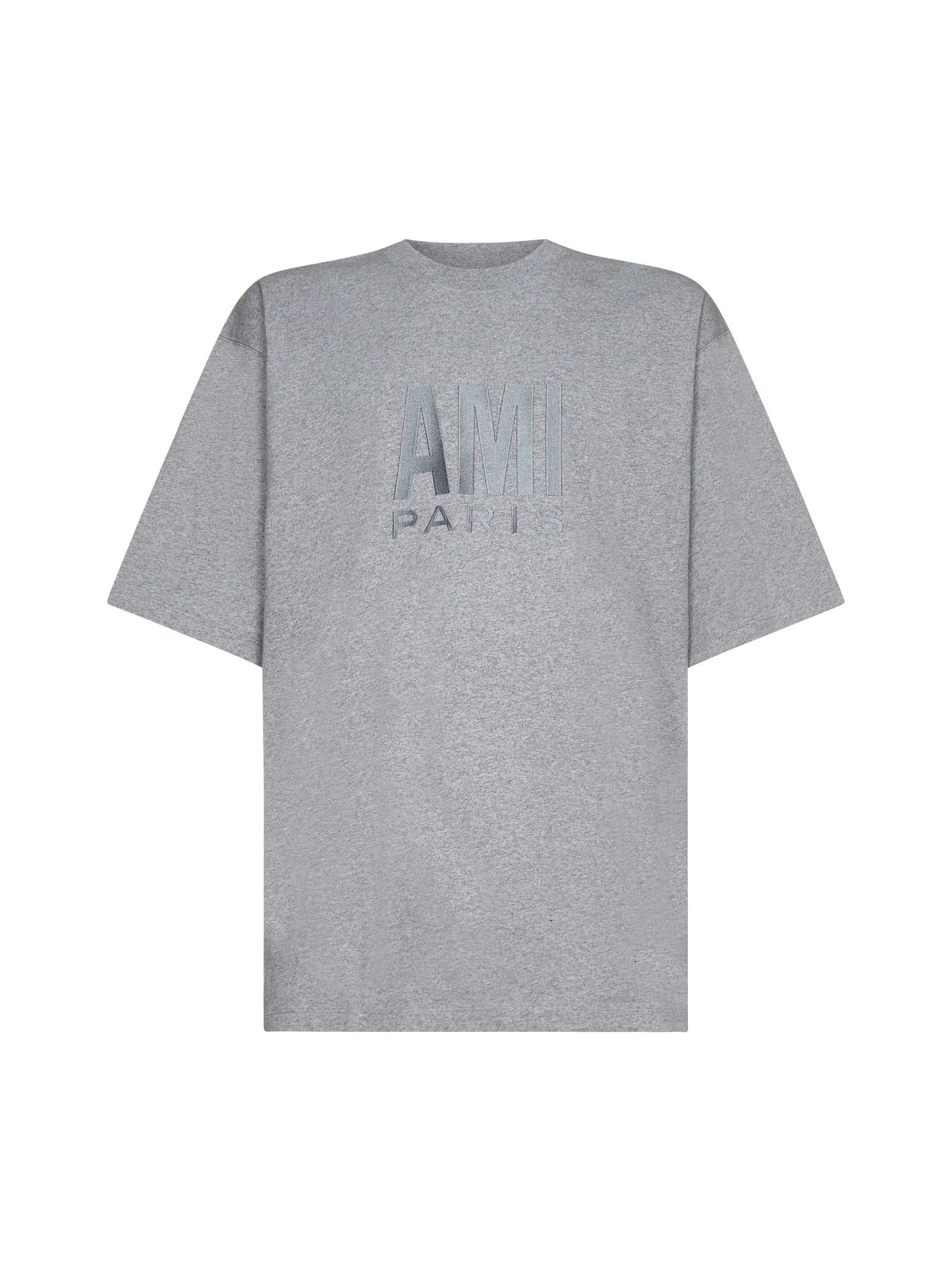 AMI Logo Printed Crewneck T-Shirt