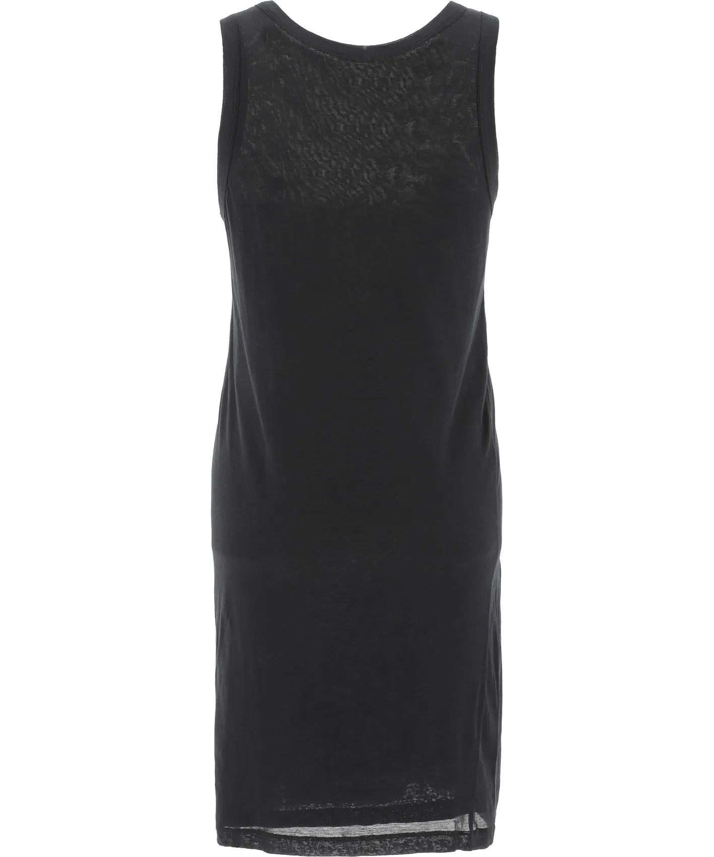 Ann Demeulemeester Lace Detail Longline Sleeveless Top