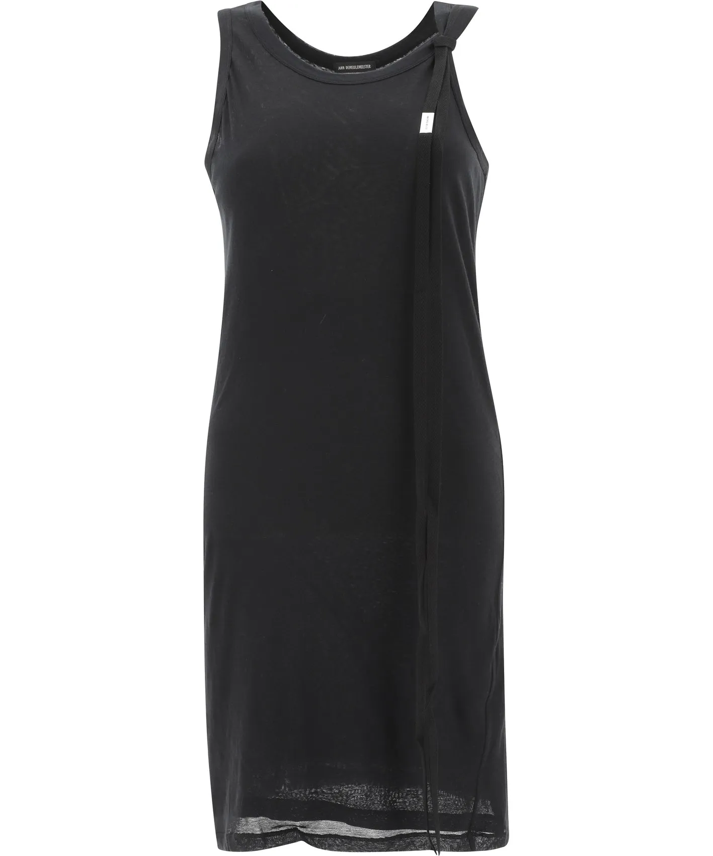 Ann Demeulemeester Lace Detail Longline Sleeveless Top