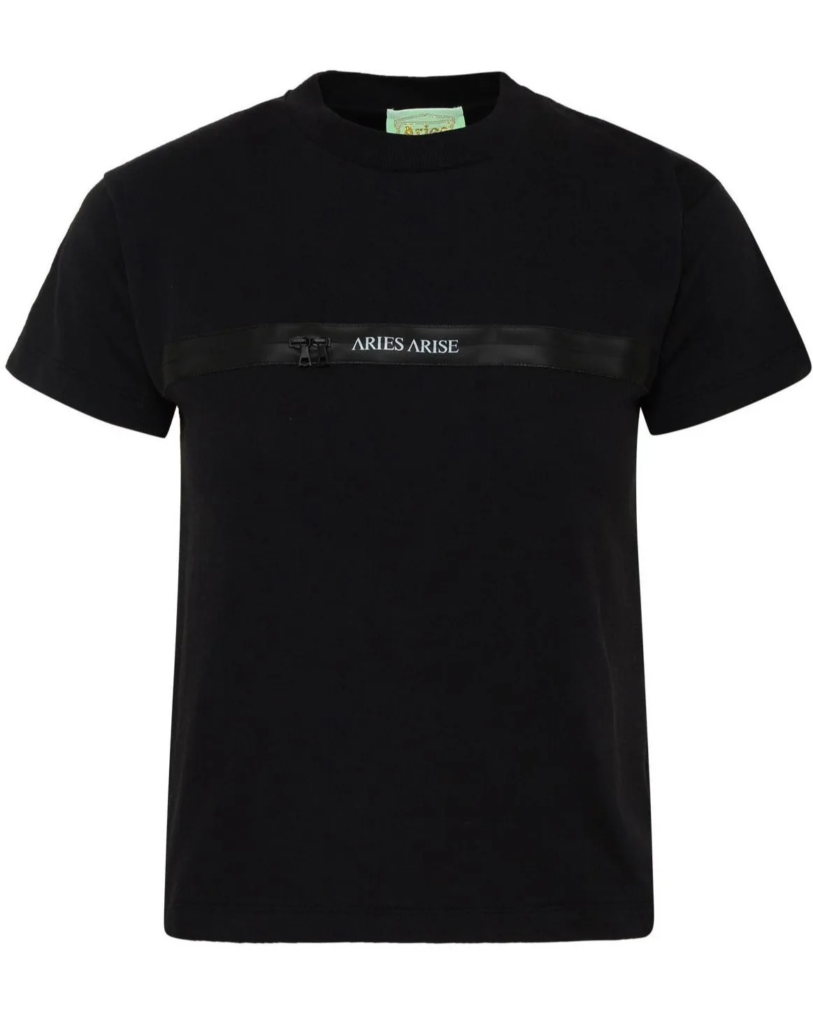 Aries Logo Printed Crewneck T-Shirt