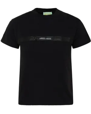 Aries Logo Printed Crewneck T-Shirt
