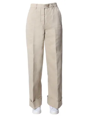 Aspesi High-Rise Wide Leg Pants