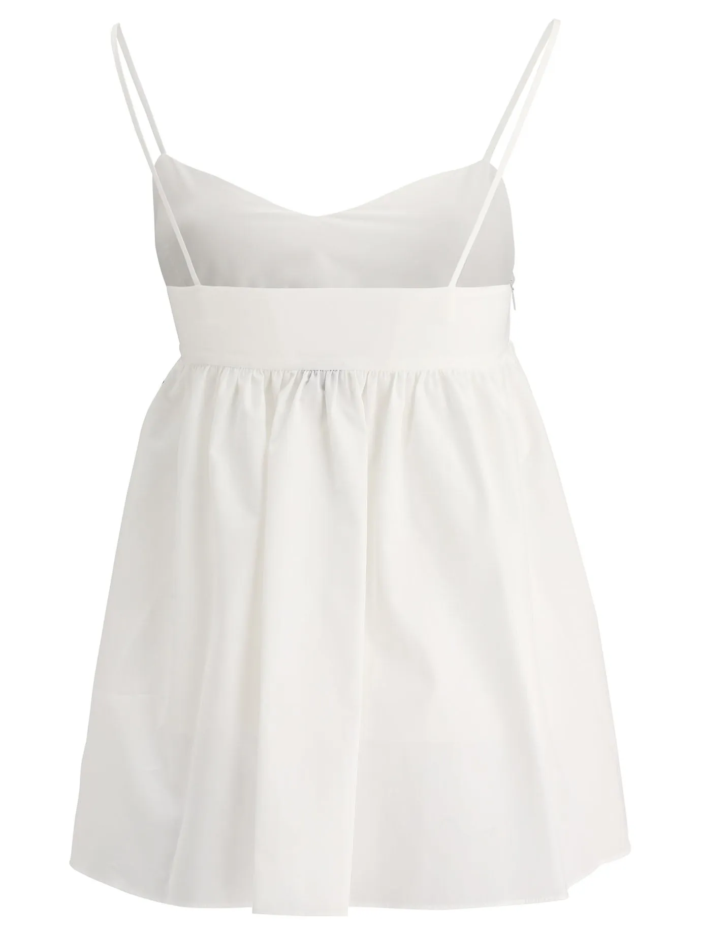 Aspesi Ruffle Detailed V-Neck Top
