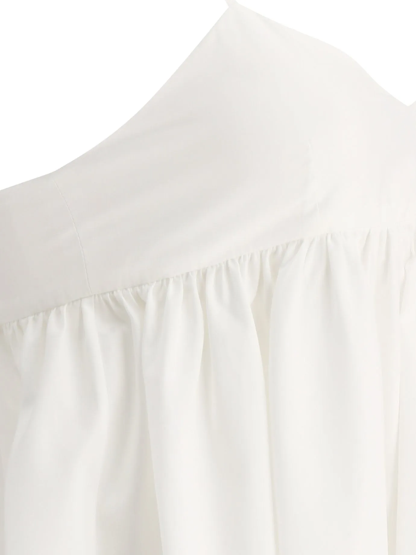 Aspesi Ruffle Detailed V-Neck Top