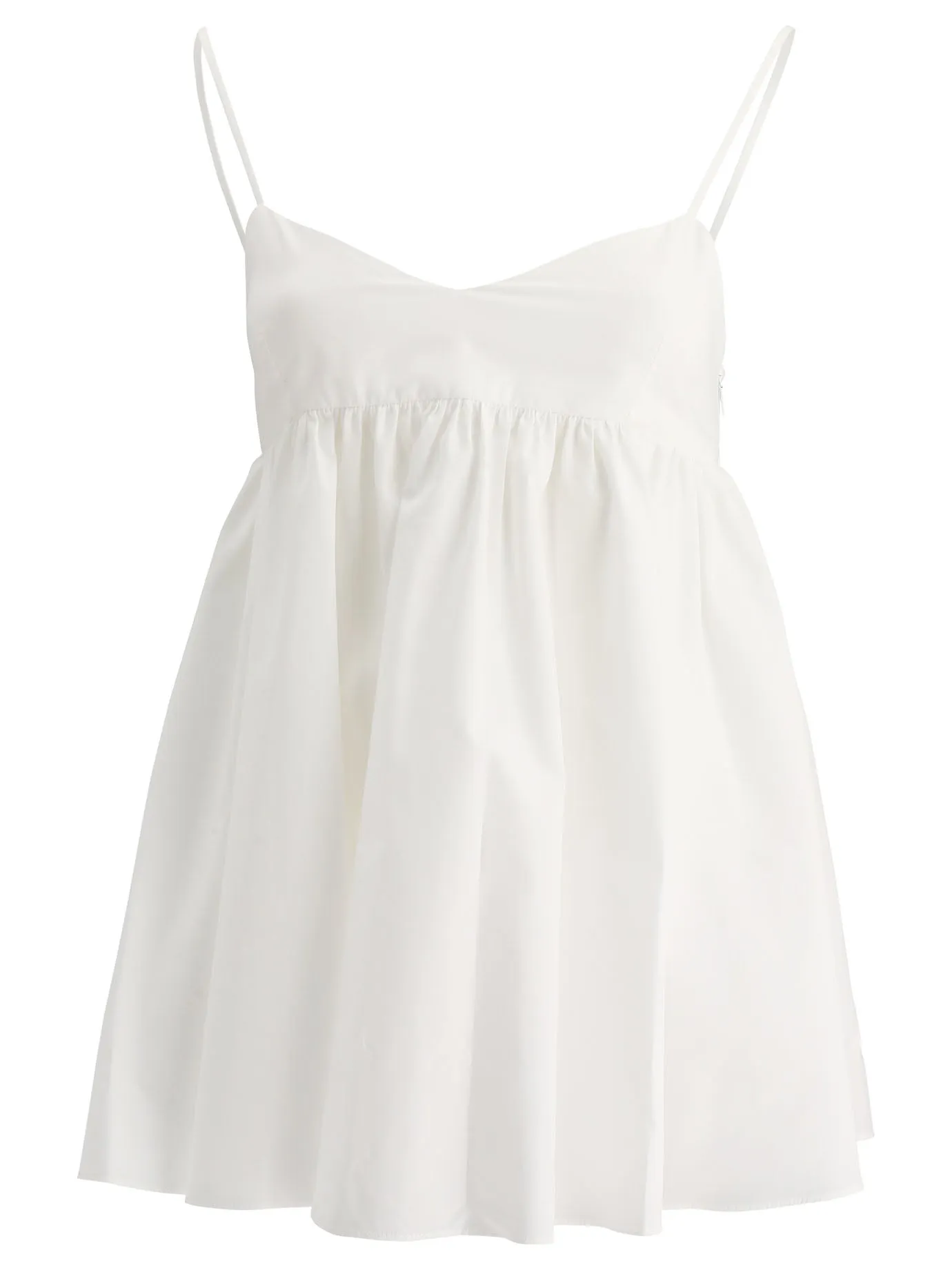 Aspesi Ruffle Detailed V-Neck Top