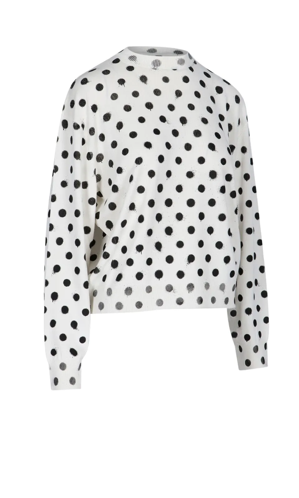 Balenciaga Polka Dot Printed Top