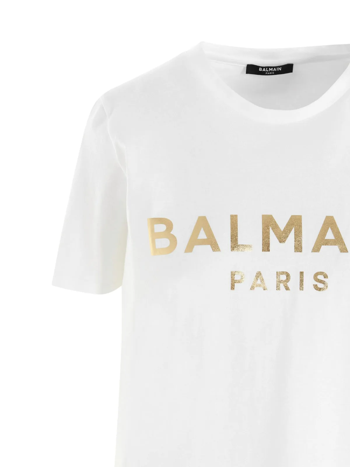 Balmain Logo Printed Crewneck T-Shirt