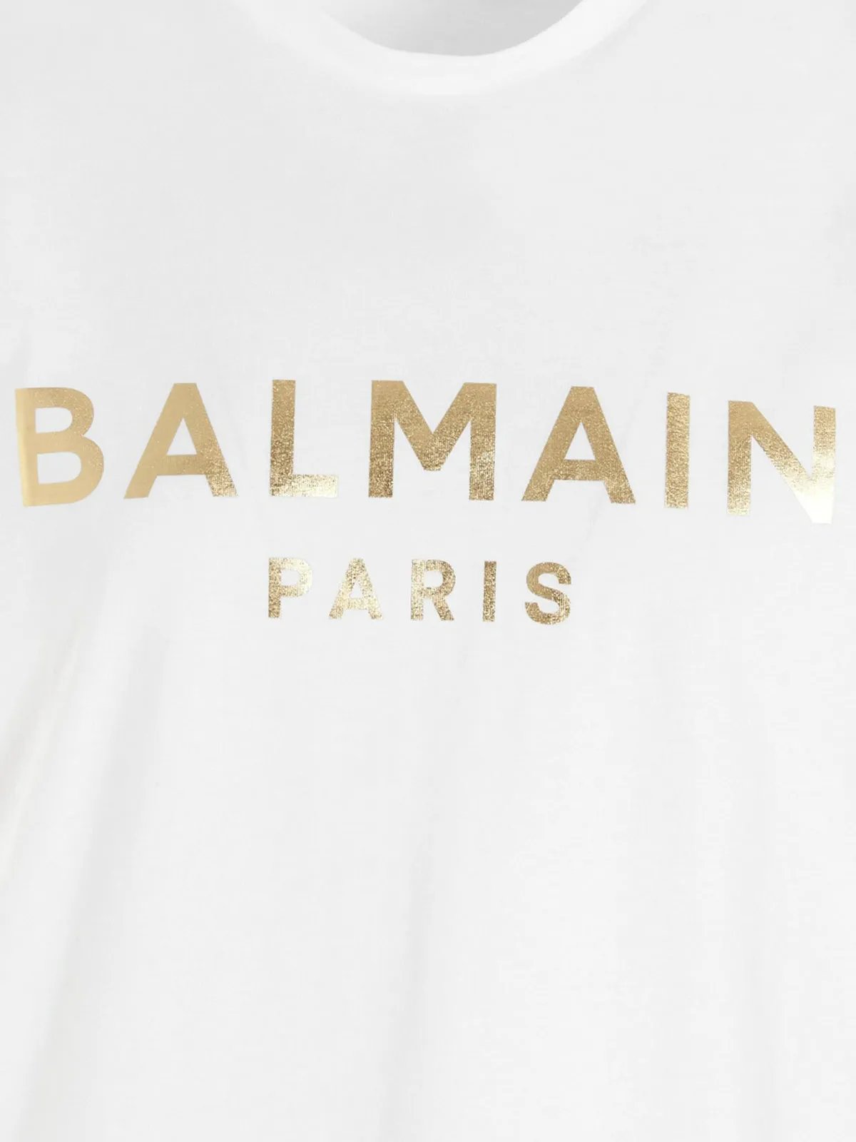 Balmain Logo Printed Crewneck T-Shirt
