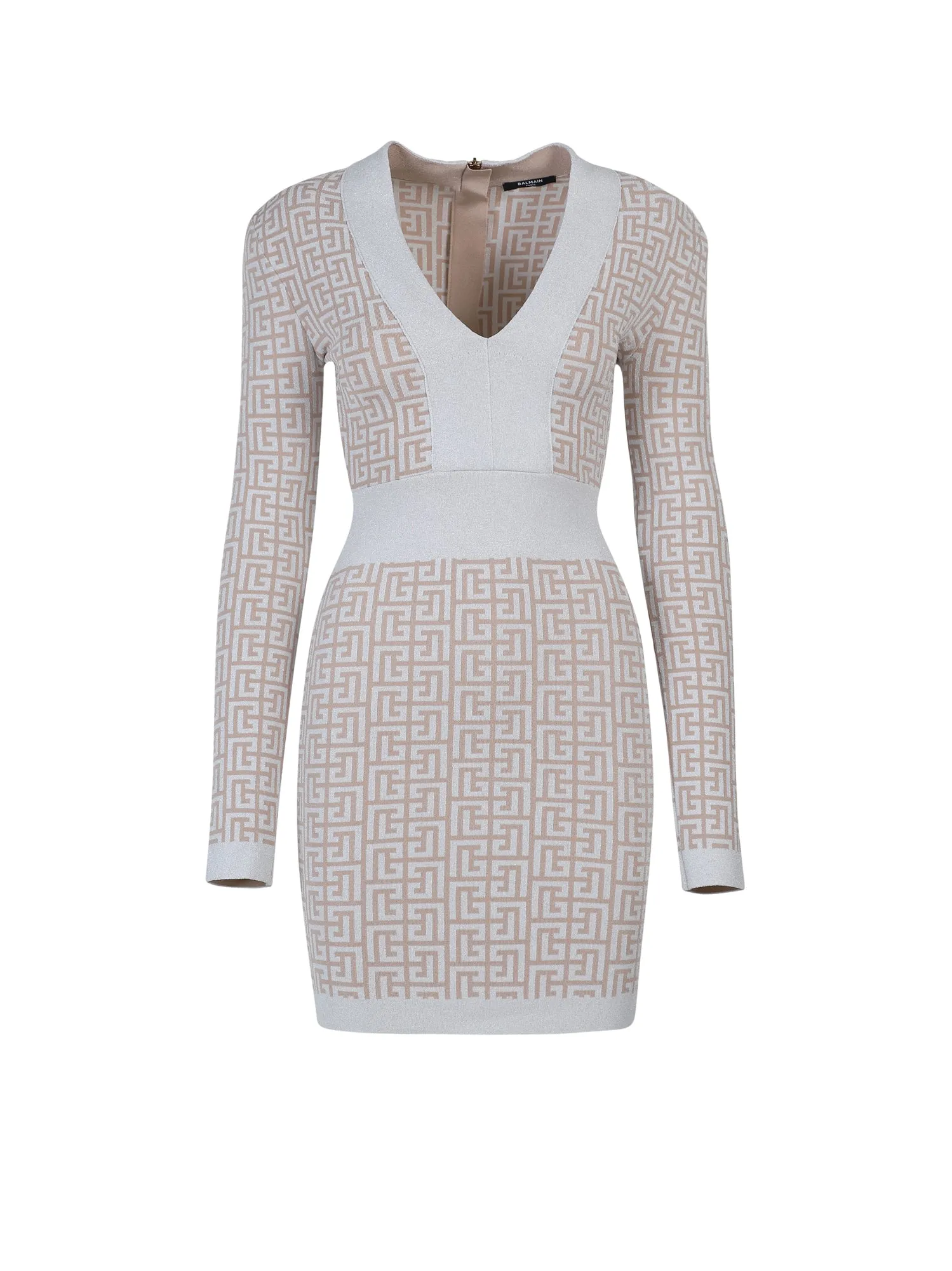 Balmain Monogram Knitted Dress