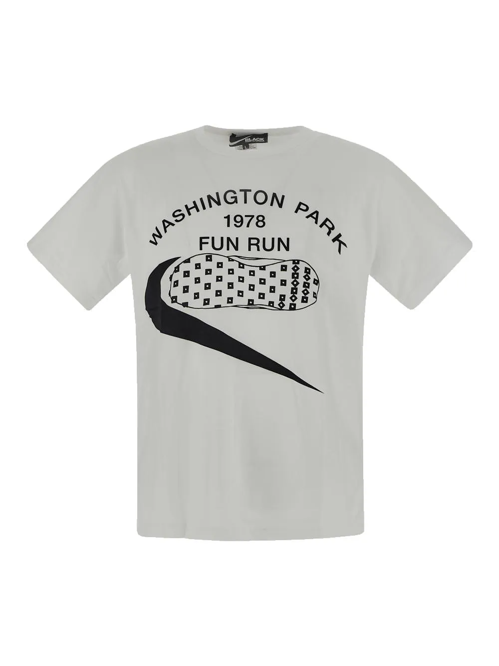 Black Comme des Garons X Nike Crewneck T-Shirt