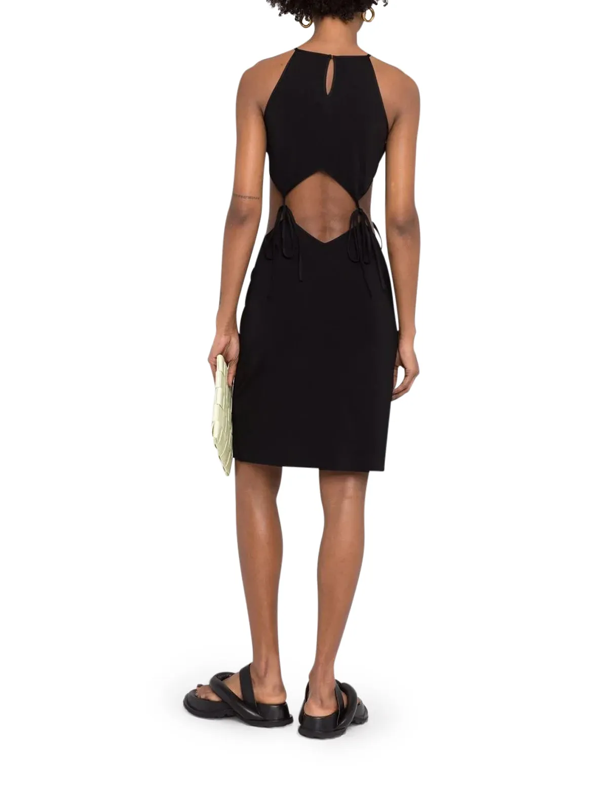 Bottega Veneta Cut-Out Detailed Mini Dress
