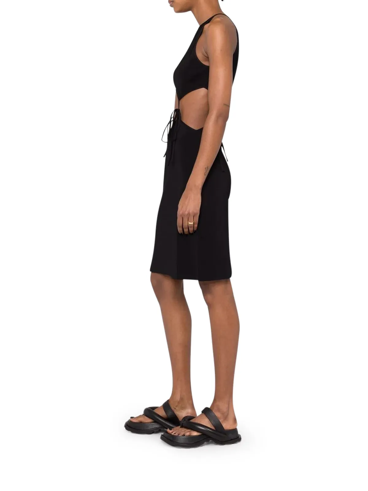 Bottega Veneta Cut-Out Detailed Mini Dress