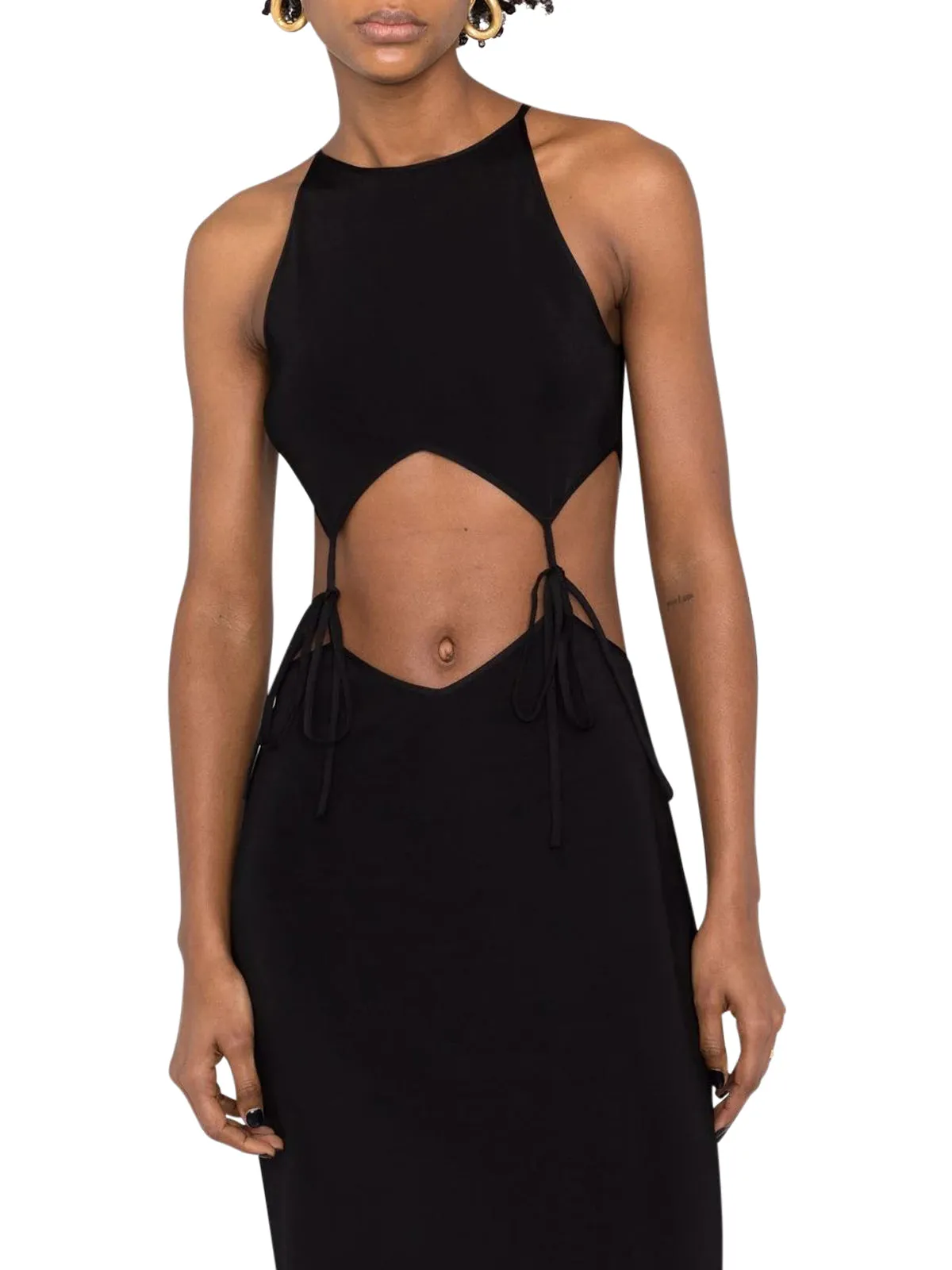 Bottega Veneta Cut-Out Detailed Mini Dress