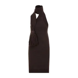 Bottega Veneta Wraparound Neck Dress