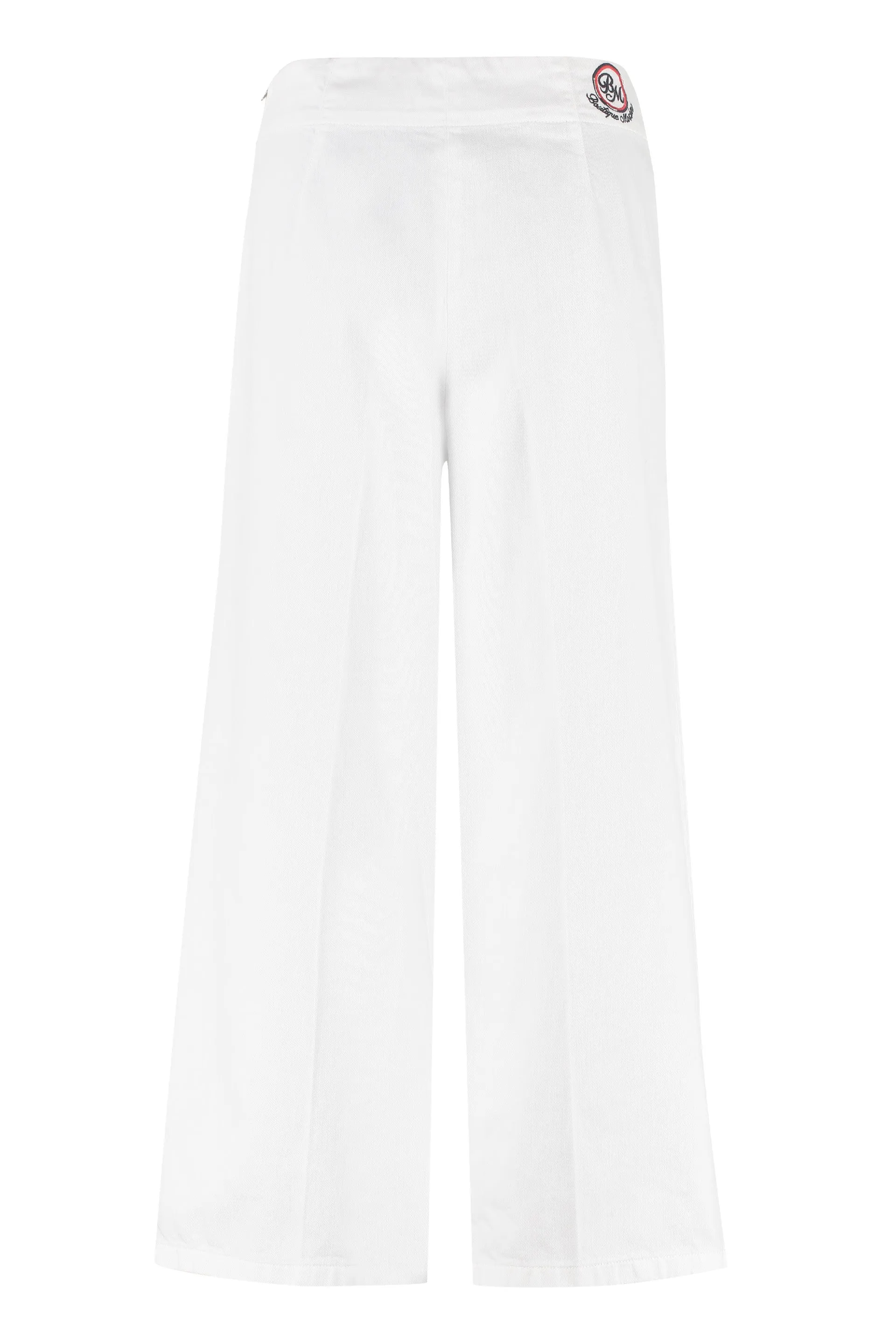 Boutique Moschino Buttoned Denim Culotte Pants