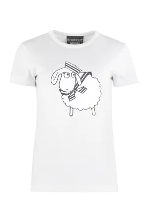 Boutique Moschino Graphic-Printed Crewneck T-Shirt