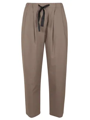 Brunello Cucinelli Drawstring Cropped Pants
